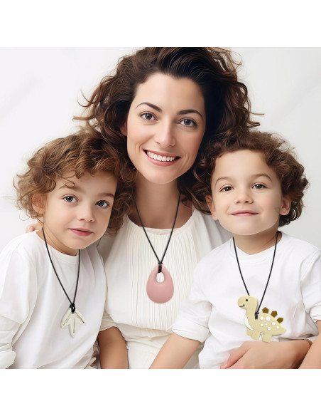 Collar Masticable Sensorial MR.TIMELAG - Set de 5 Piezas