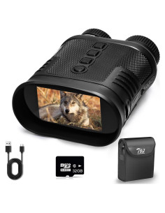 Gafas de Visión Nocturna Digital 4K TRV - Zoom 8X, Rango 300M