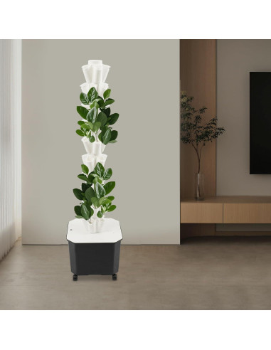 Torre de Cultivo Hidropónico ZONGFOW 10 Niveles 50 Plantas