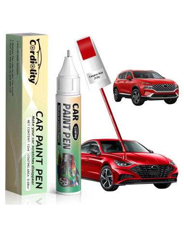 Pintura de Retoque Cardiality Calypso Rojo Y2E para Hyundai