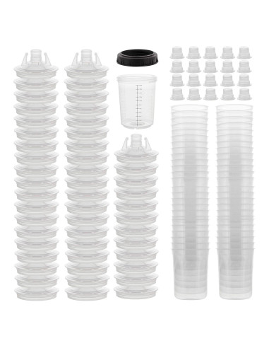 Kit de Forros y Tapas Desechables Master MPS 6 Onzas 50 Piezas