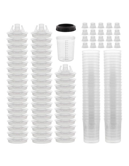 Kit de Forros y Tapas Desechables Master MPS 6 Onzas 50 Piezas