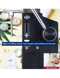 Máquina de Llenado Manual KIMTEM A03 5-50ml Acero Inoxidable 2