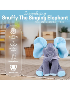 Snuffy El Elefante - Juguete Musical Interactivo para Bebés 2