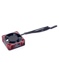 Ventilador de Enfriamiento RC KingVal 30x30mm 28000RPM Negro-Rojo