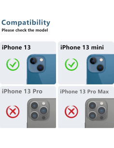 Protector de Lente de Cámara Korecase para iPhone 13 Mini - 2 Piezas 2