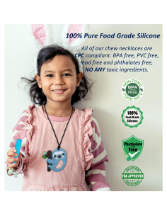 Collares Masticables Sensitivos Maberry 6 Pack Silicona 2