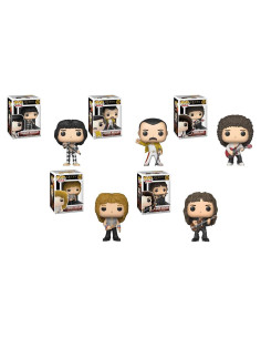 Conjunto Funko Pop Queen 5 Figuras Freddie Mercury y Banda