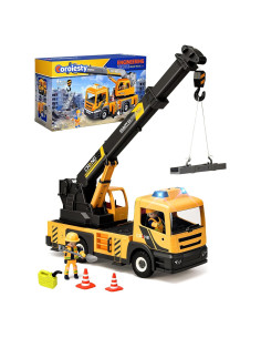 Camión Grúa Grande Coroiesty con Brazo Extensible y Sonidos