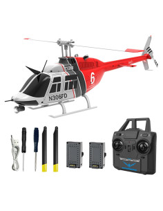 Helicóptero RC Bell206 C138 2.4GHz 4CH con Giroscopio