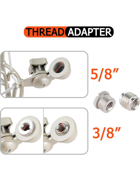 Soporte de choque para micrófono MX22-L, metal, 0.56 kg