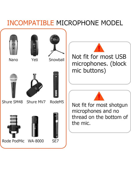 Soporte de choque para micrófono MX22-L, metal, 0.56 kg