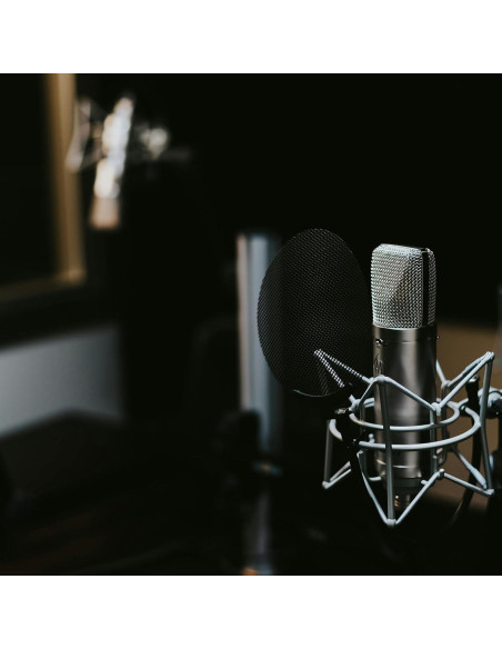 Soporte de choque para micrófono MX22-L, metal, 0.56 kg