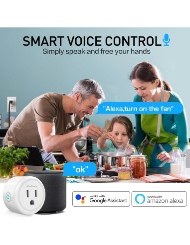 Enchufe Inteligente WiFi KimPump con Control por App y Temporizador