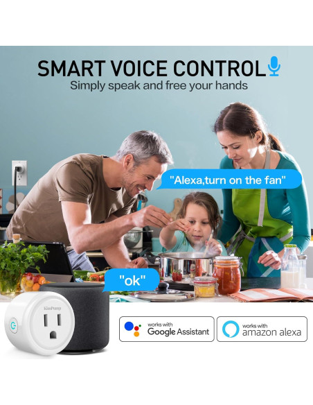 Enchufe Inteligente WiFi KimPump con Control por App y Temporizador