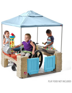 Casa de Juego Exterior Step2 con Dosel y Accesorios - 152.4 cm 2
