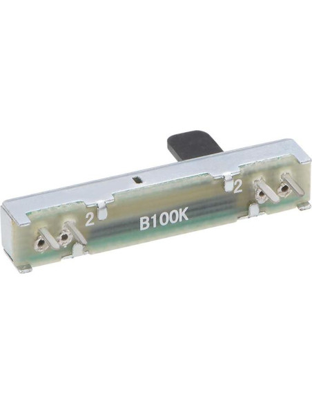 Potenciómetros Lineales uxcell B100K 100K Ohm 35mm 5pcs