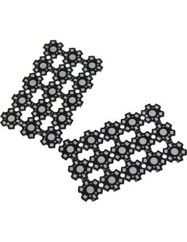 Disipador de Calor LED ZZHXSM 30PCS 20mm Anodizado 1W 3W 5W