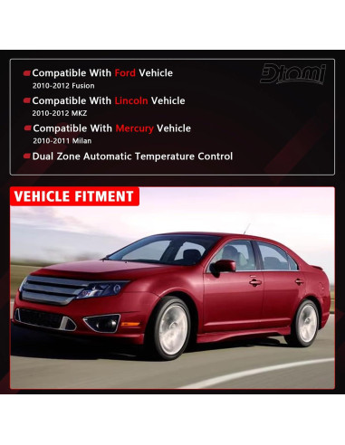 Resistor Motor Ventilador HVAC Dtomi Compatible Ford Lincoln
