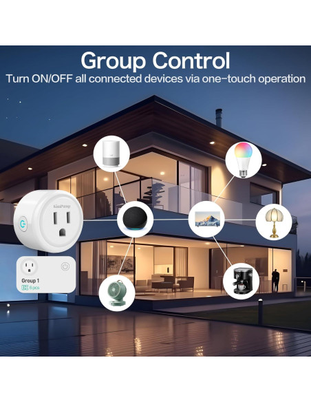 Enchufe Inteligente WiFi KimPump con Control por App y Temporizador
