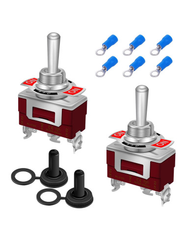 Interruptor de Palanca Momentáneo Weideer 15A 250V a Prueba de Agua