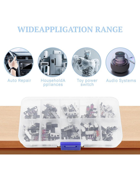 Kit de Interruptores de Palanca 70 Piezas YEAZ SPDT DPDT