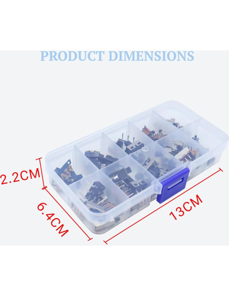 Kit de Interruptores de Palanca 70 Piezas YEAZ SPDT DPDT