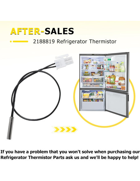 Termistor de Refrigerador Valorup 2188819 Compatible Whirlpool