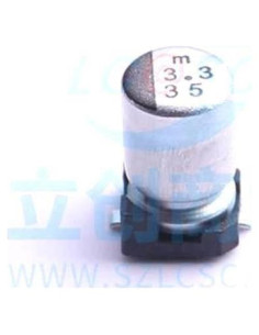 20 Capacitores Electrolíticos SMD 3.3uF 35V 3x5.4mm