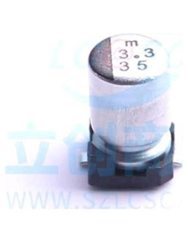 20 Capacitores Electrolíticos SMD 3.3uF 35V 3x5.4mm