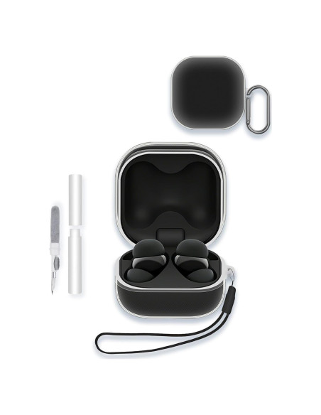 Funda Protectora TPU Transparente WUNIAK para Sony LinkBuds Fit