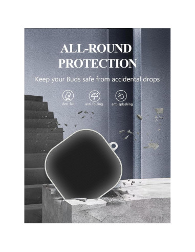 Funda Protectora TPU Transparente WUNIAK para Sony LinkBuds Fit