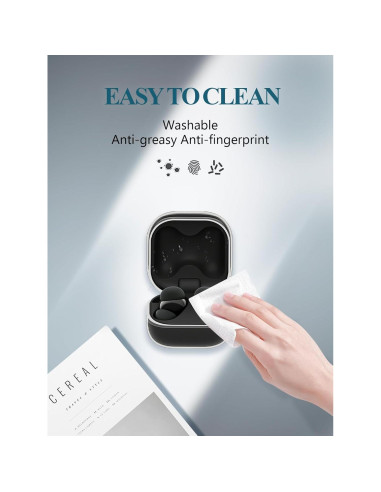 Funda Protectora TPU Transparente WUNIAK para Sony LinkBuds Fit