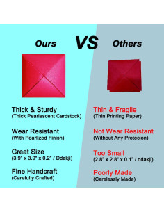 Juego de Ddakji Coreano - Set de Cartón Premium para Diversión Familiar 2