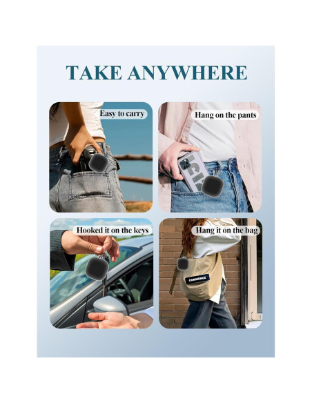 Funda Protectora TPU Transparente WUNIAK para Sony LinkBuds Fit