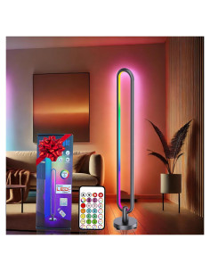 Lámpara de Pie LED Denver DLD-CL-FW09 20W RGBW Control Remoto