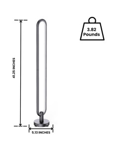 Lámpara de Pie LED Denver DLD-CL-FW09 20W RGBW Control Remoto 2