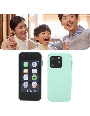 Smartphone Mini EBTOOLS 2.5" Quad Core 1GB 8GB 5MP Verde