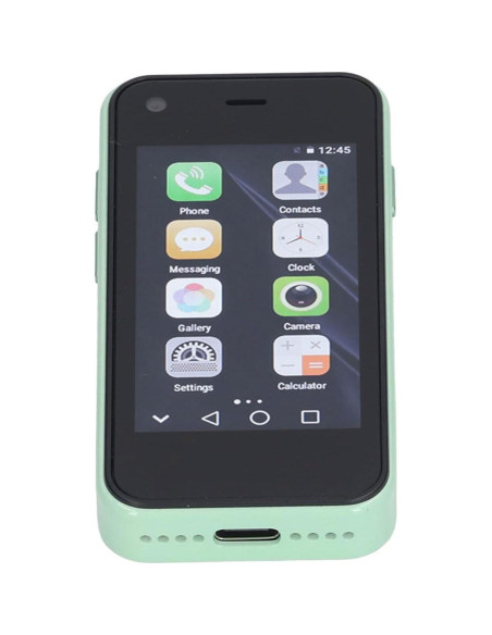 Smartphone Mini EBTOOLS 2.5" Quad Core 1GB 8GB 5MP Verde