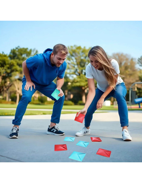 Juego de Ddakji Coreano - Set de Cartón Premium para Diversión Familiar Juego de Ddakji Coreano - Set de Cartón Premium para Diversión Familiar