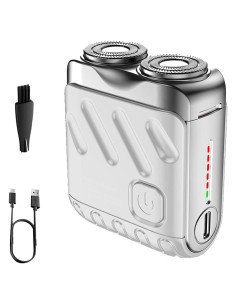 Afeitadora Eléctrica Mini Portátil EISNZLAN R-12 USB Blanca