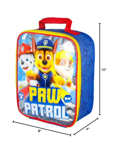 Bolsa de Almuerzo Paw Patrol Bioworld Rectangular 25.4x20.3 cm