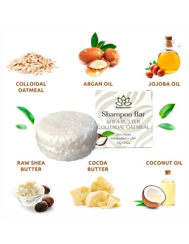 Barra de Champú Orgánica Relaxcation Sin Fragancia 91g