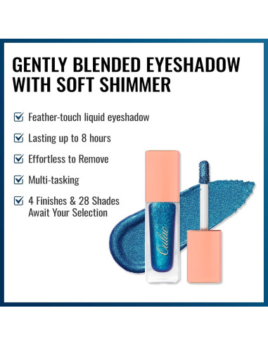 Sombra de Ojos Líquida Brillante Oulac Tesoro Oceánico 6.8g