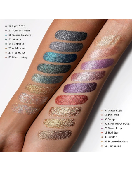 Sombra de Ojos Líquida Brillante Oulac Tesoro Oceánico 6.8g