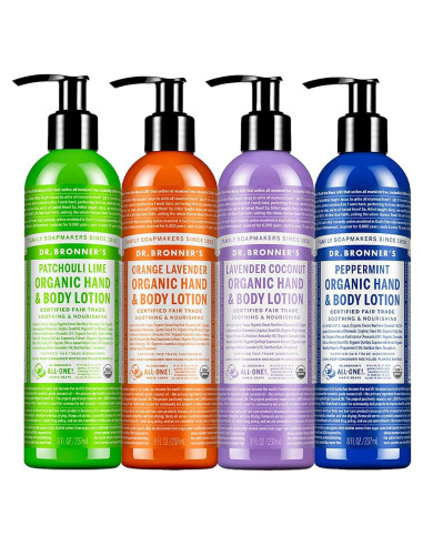 Loción Orgánica Dr. Bronner's 4 Variedades 236 ml Hidratante