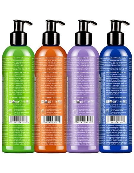 Loción Orgánica Dr. Bronner's 4 Variedades 236 ml Hidratante