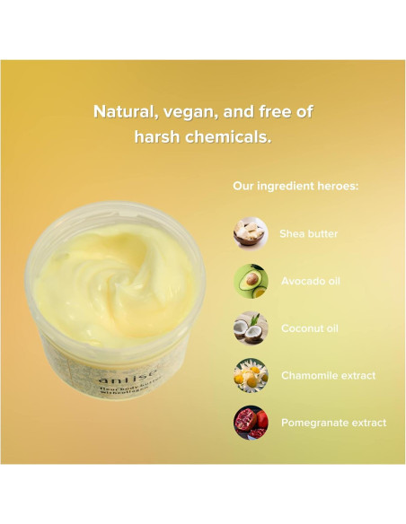 Crema Corporal Hidratante Aniise con Colágeno 198 g - Manteca de Karité y Aceite de Aguacate