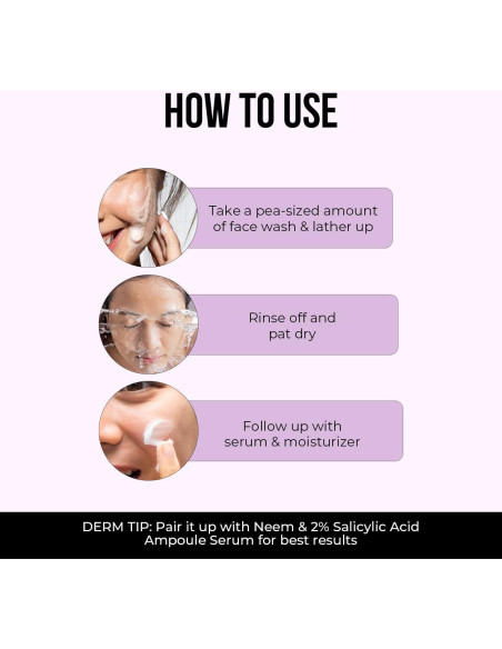 Limpiador Facial Dr. Sheth con Neem y Ácido Salicílico 100 ml