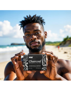 Barra de Jabón Negro de Carbón Keika 142 g - Eczema, Psoriasis 2